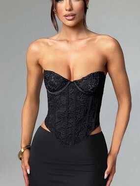 Babyboo Harlow corset in Black